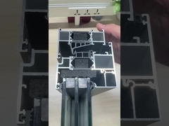 Quarto de sol de vidro único Descolagem oculta Porta deslizante Quarto de sol