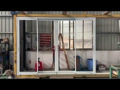 Portas dobráveis de vidro de alumínio à prova de som Portas deslizantes de alumínio de sala dobrável personalizada
