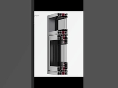 Parede cortina de janela comercial Forma retangular Parede cortina insonorizada