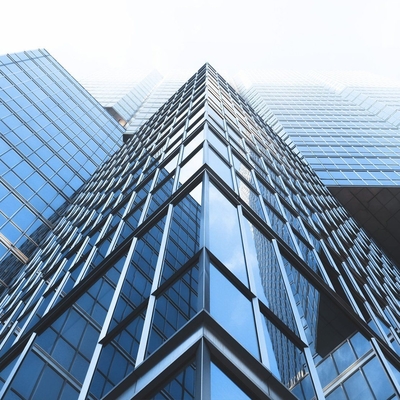 Parede de cortina de vidro de baixo E refletor à prova de som para construção verde