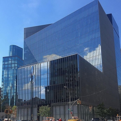 Edifício de escritórios Parede cortina de fachada de janela de liga de alumínio parede cortina unitária