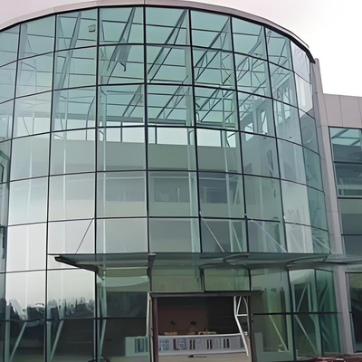Isolamento térmico de parede de cortina unificada de liga de alumínio resistente a UV