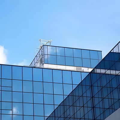 Parede cortina de janela comercial Forma retangular Parede cortina insonorizada