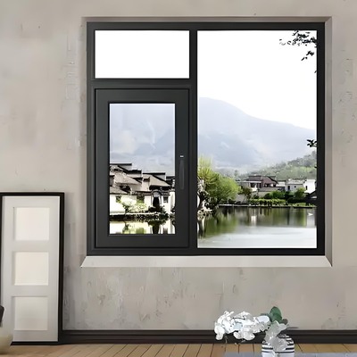 Pressão do vento 2,5kpa Vitral unificado Cortina envolta com material de alumínio
